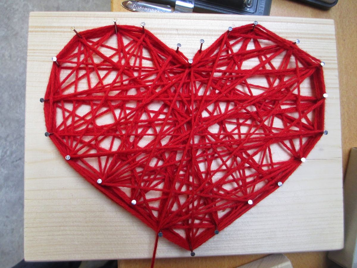 Basteln  mit Faden :)