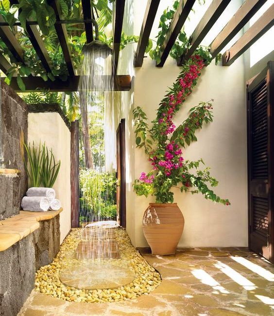 Kreative Dusch-Ideen für draußen :)