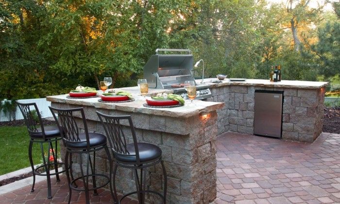 Stilvolle Grill- und Essbereiche für den Garten ;)