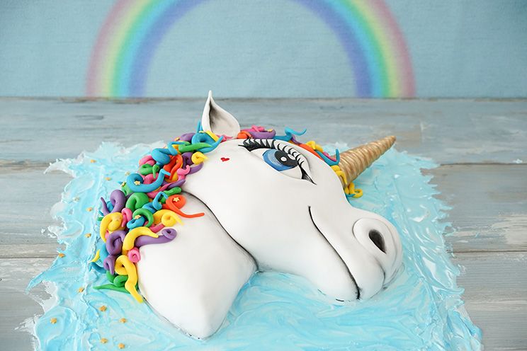 Märchenhafte Einhorn-Torten