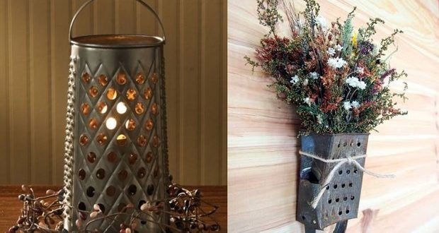 Alte Metallgegenständen in coole Dinge upcyclen