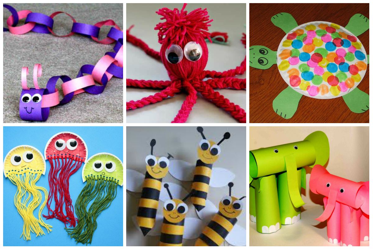 17 nette und einfache Bastelideen zum Nachbasteln für Kinder