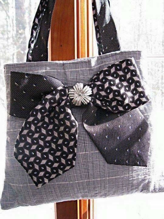 Recycling-Hier wird Eure alte Krawatte wiederverwendet