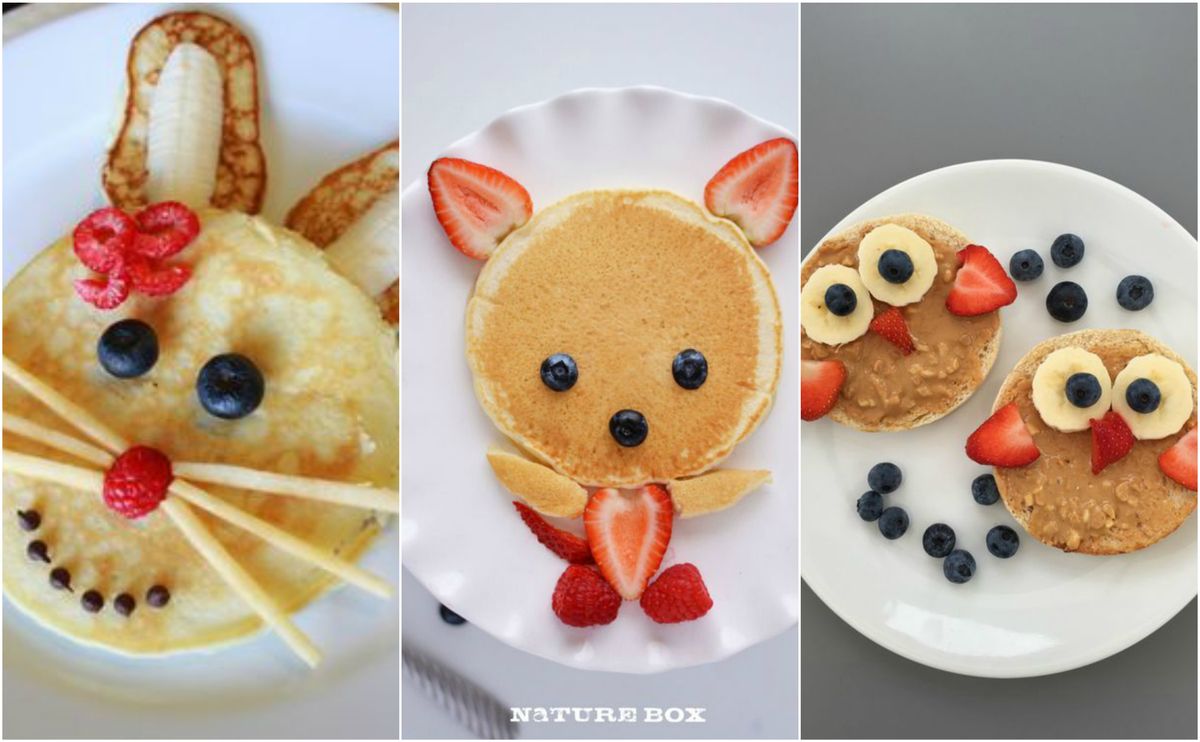 10 niedliche Pfannkuchen-Tiere