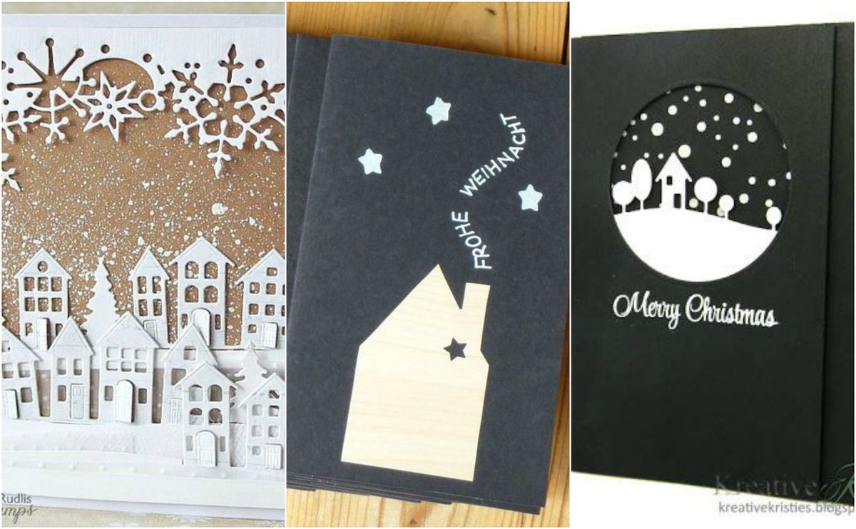 18 wunderbare Weihnachtskarten selber basteln :)
