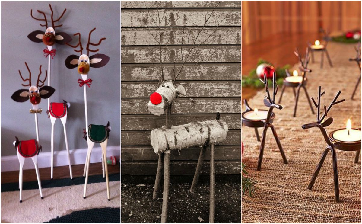 10 niedliche Rentier Deko – Basteln mit Kindern :)