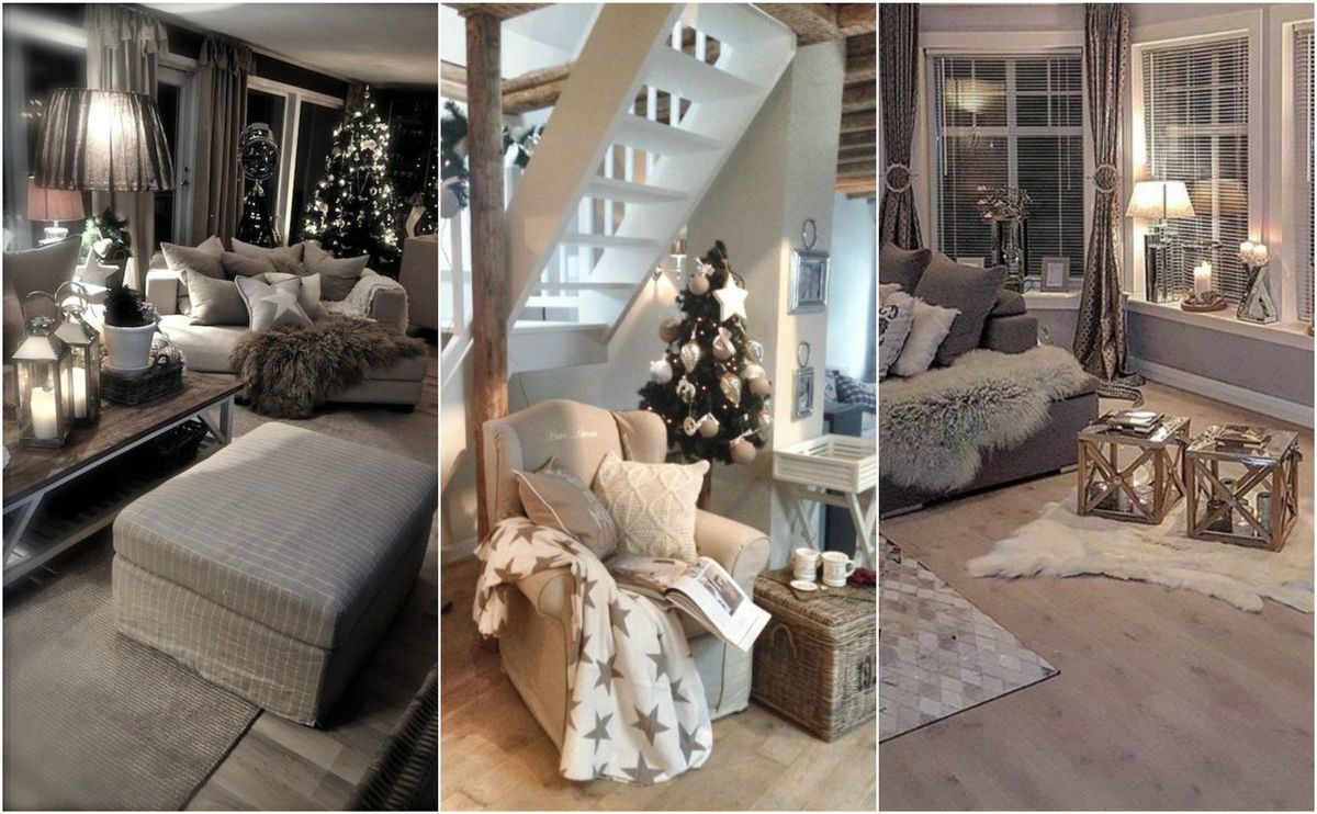 15 Wunderbare weihnachtliche Deko für eures Wohnzimmer :)