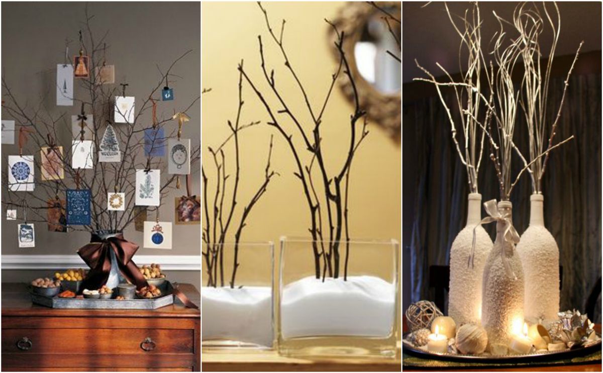 12 kreative Weihnachtsdeko aus Zweigen :)