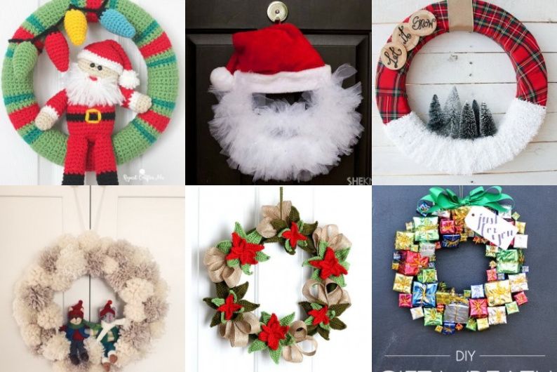 13 wunderschöne und super kreative Weihnachtskränze