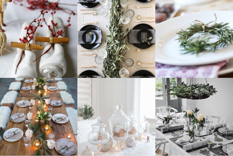 Den weihnachtlichen Tisch festlich gestalten