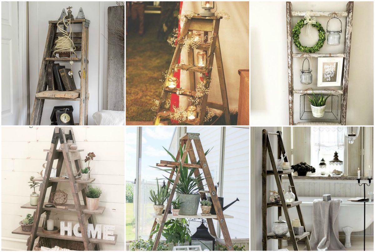 Die 15 schönsten Dekoideen mit Leitern :)