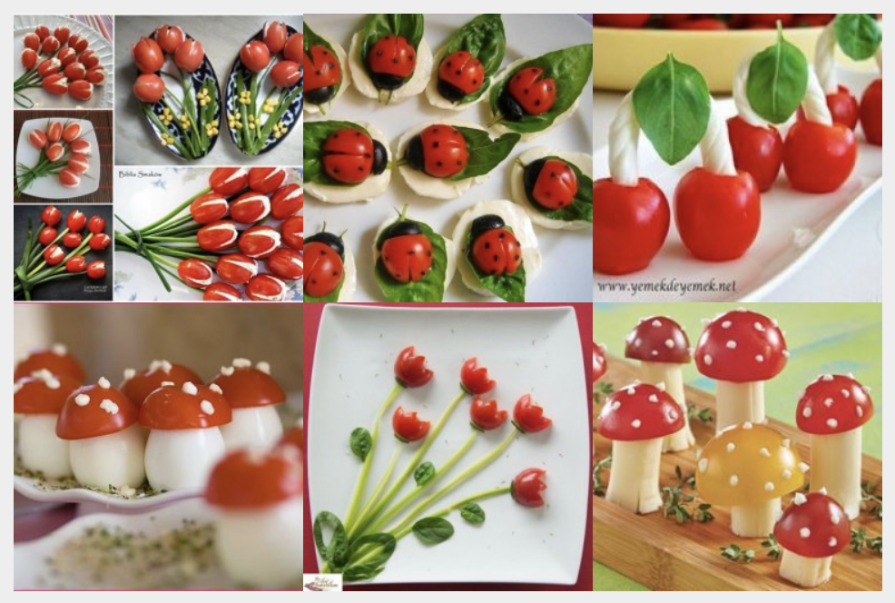 Super kreative Serviervorschläge mit TOMATEN :)