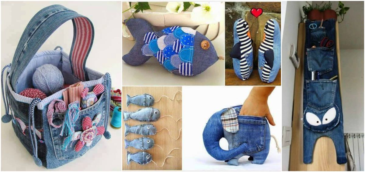 Alte Jeans – 25 sinnvolle und neue Upcycling Ideen :)