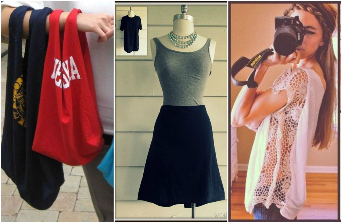 10 einfache DIY Ideen für alten T-shirts! :)