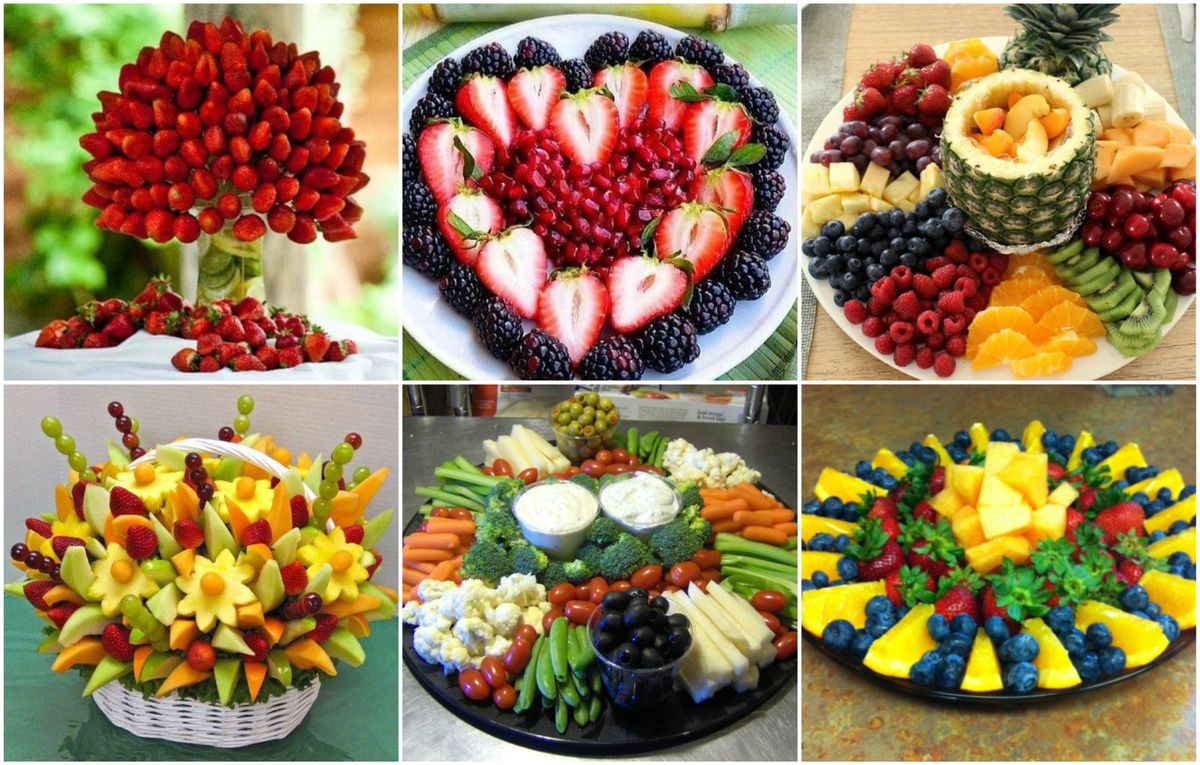 Das Auge isst mit: 25 leckere Obst- und Gemüseplatten für besondere Anlässe