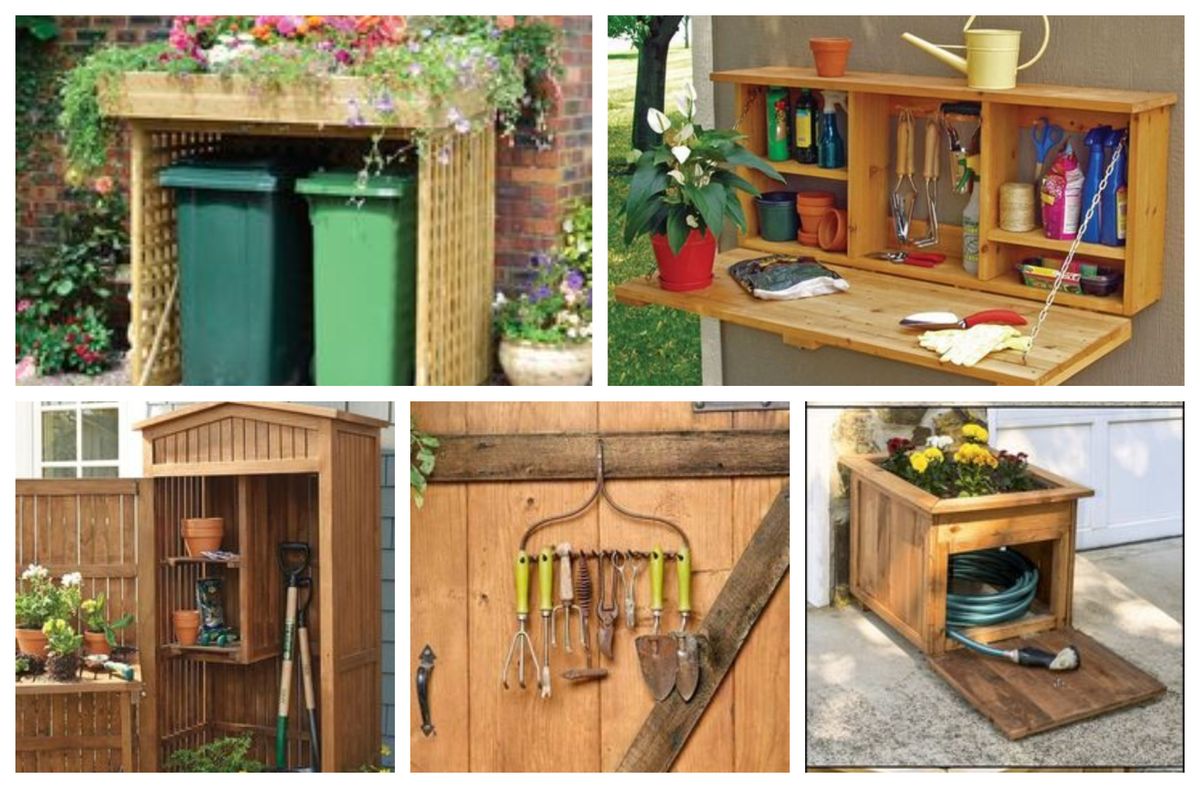 10 praktische Lagerung Ideen für Garten! :)