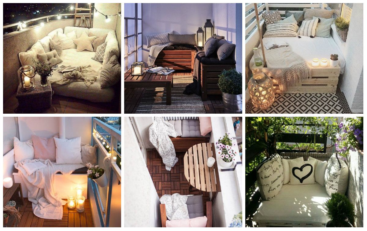 Mini-Balkon platzsparend und gemütlich einrichten