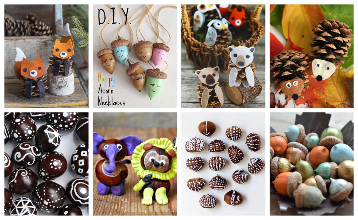 Herbstliche Basteleien für Eltern & Kinder :)