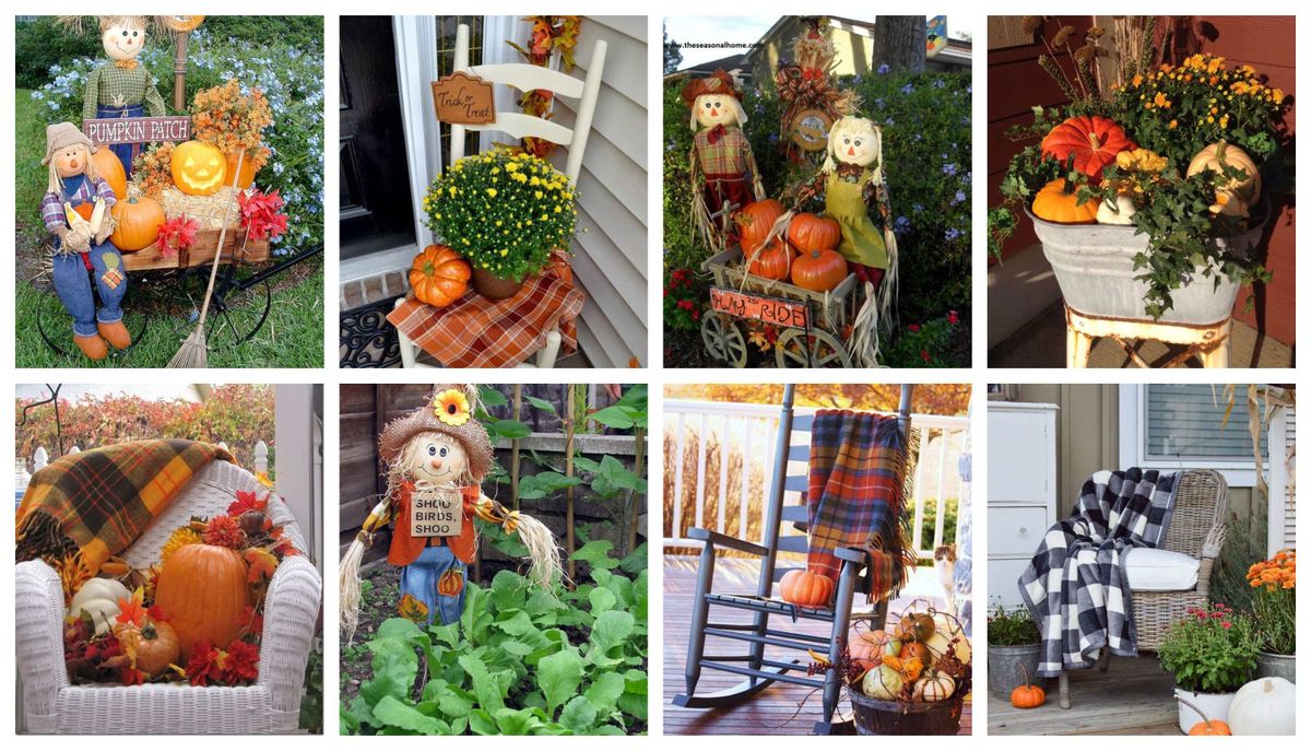 Herbstliche Dekorationen für draußen :)