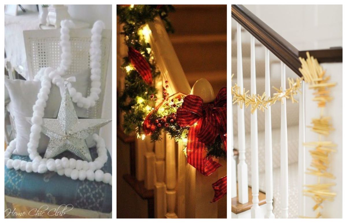 Coole Deko mit Weihnachtsketten: 10 einfache Ideen :)