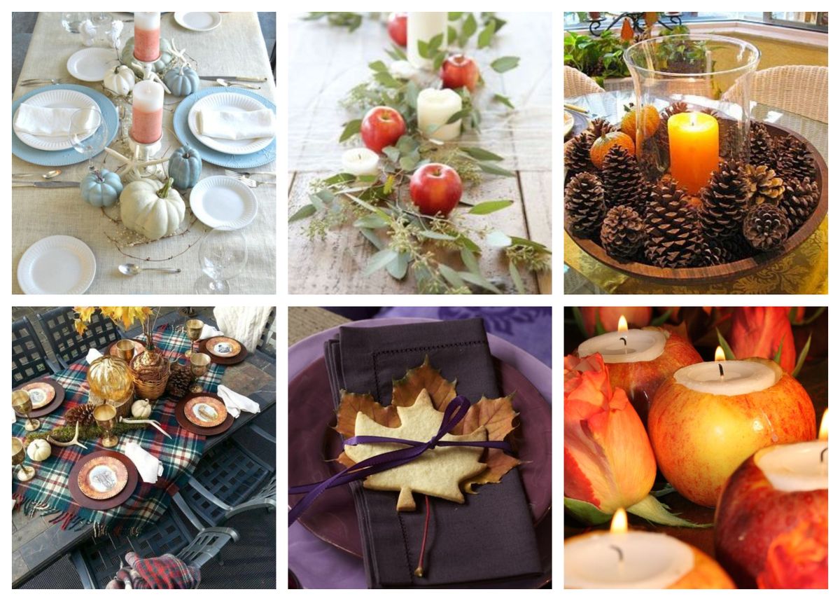 10 stilvolle herbstliche Tischdekorationen! :)
