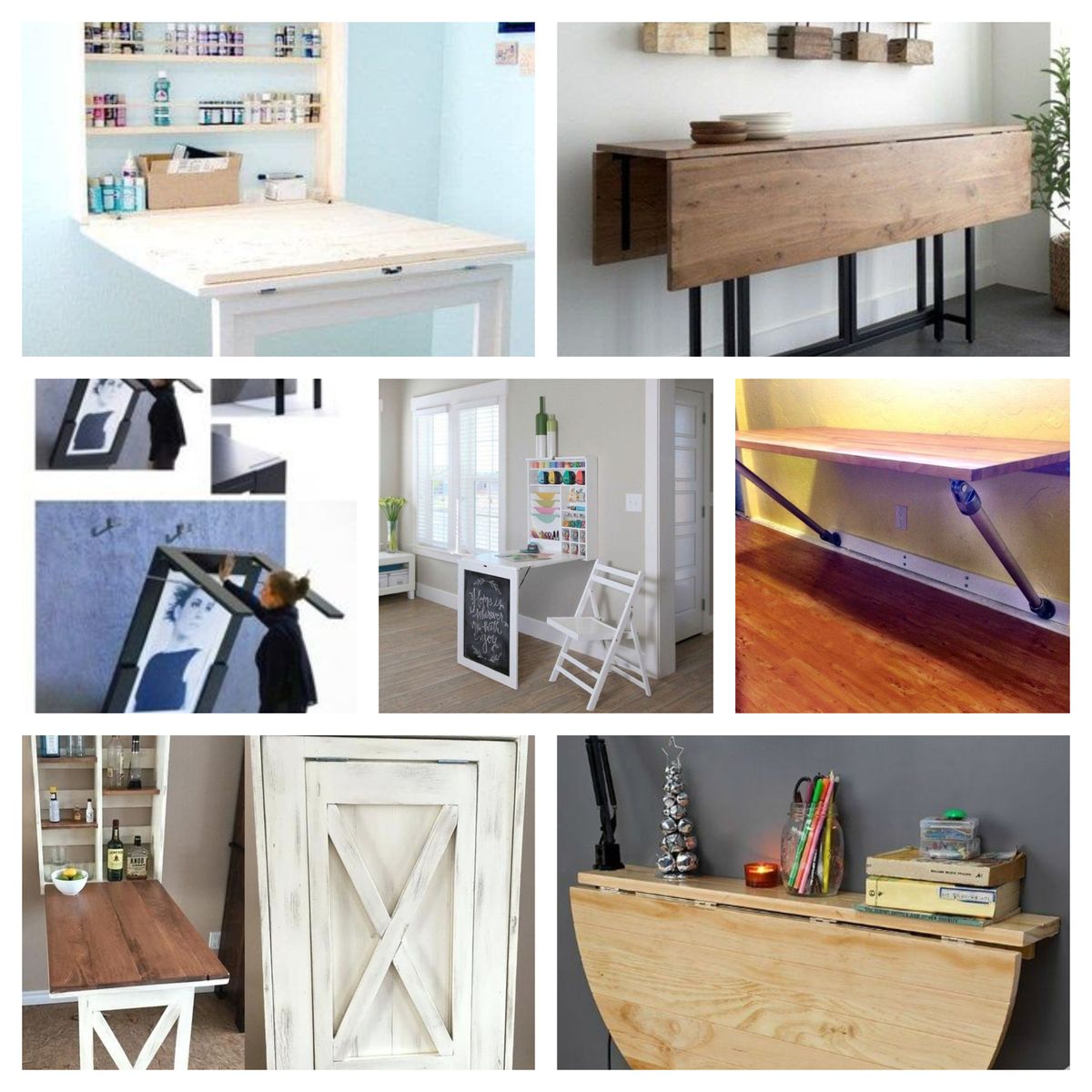 Klappbarer Tisch: 10+ platzsparende Ideen :)