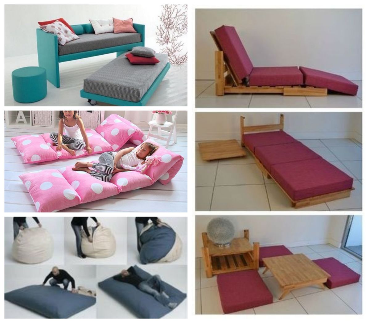 Kleine Wohnung einrichten: 10+ Platzsparende Gästebetten :)