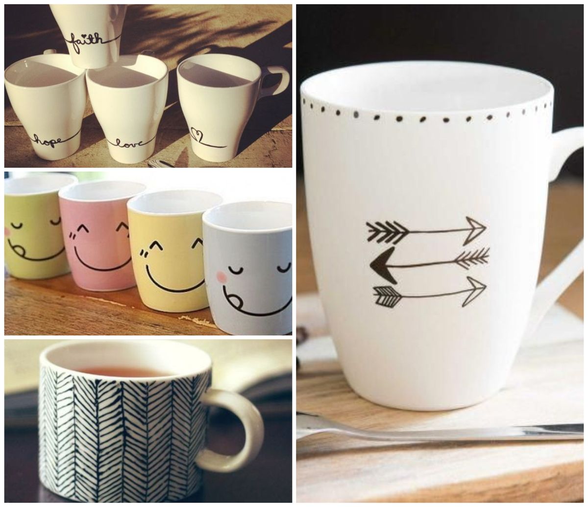 Becher selbst bemalen – tolle Diy Ideen :)