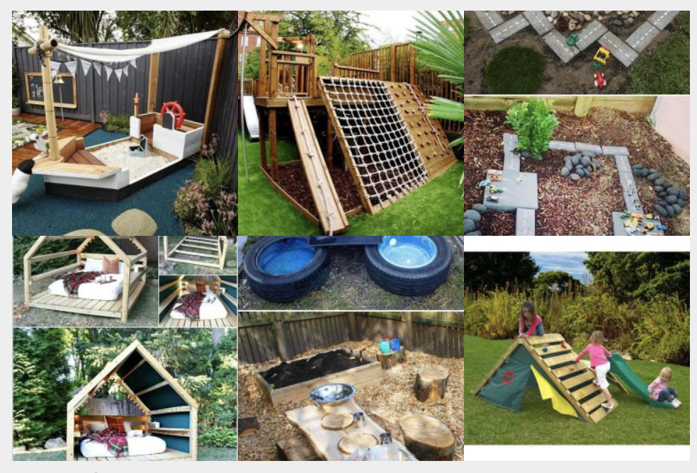 Einfachen und billigen Spielplatz für Kinder selber bauen