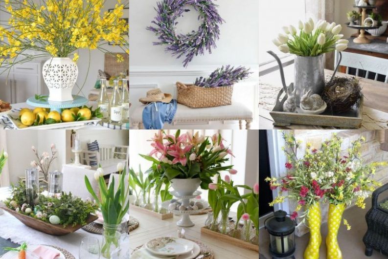 Hübsche Frühlingsdeko mit Naturmaterialien