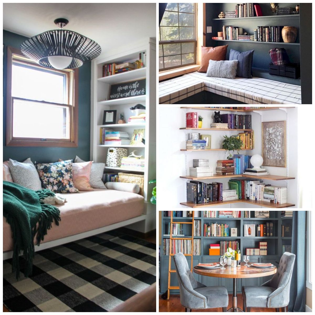 Mini-Bibliothek für Zuhause – 12 stilvolle Ideen