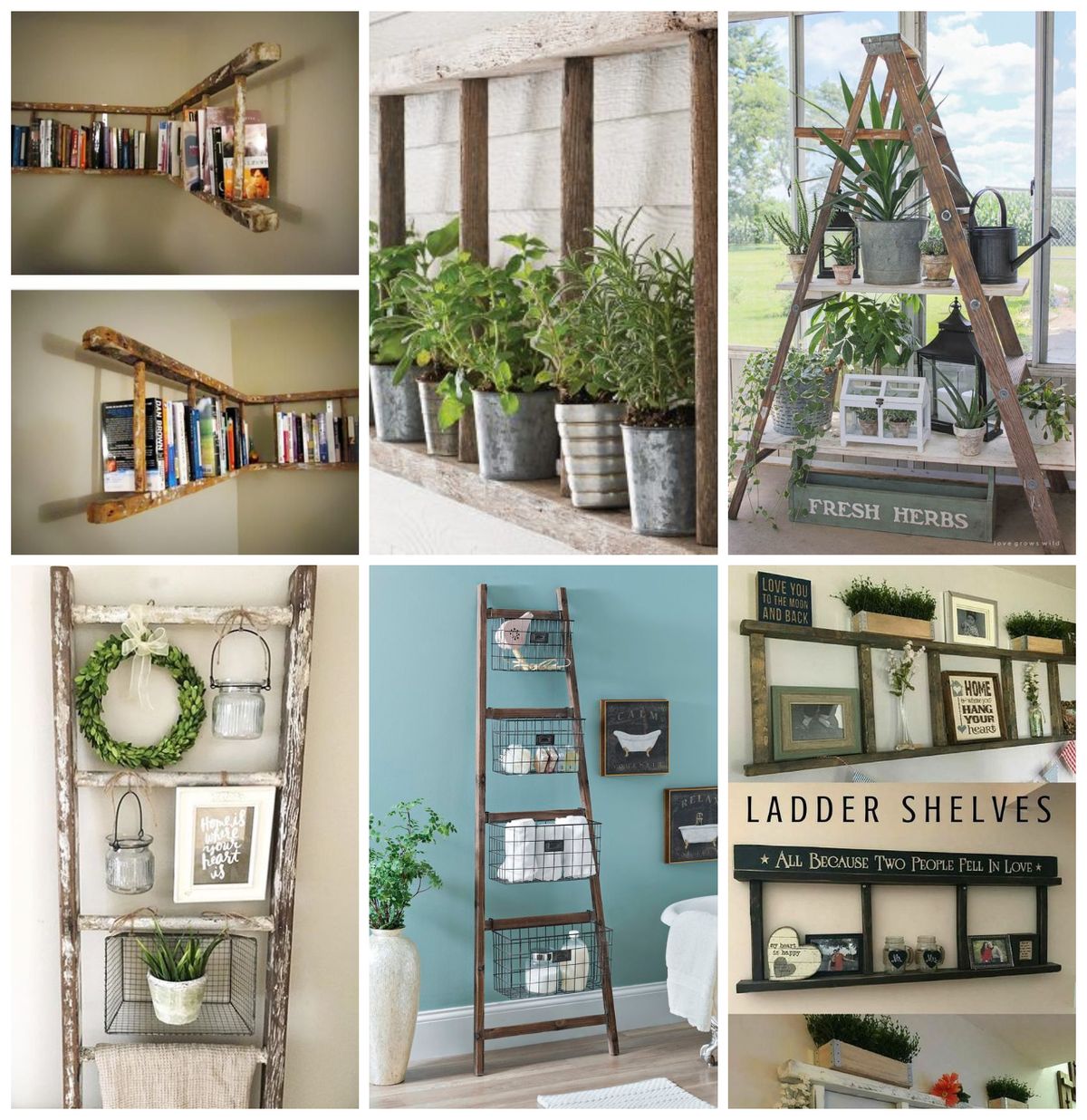 Coole DIY Ideen mit alten Leitern :)