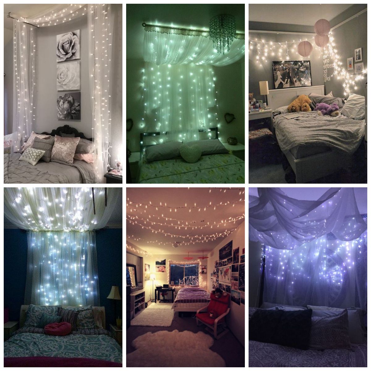 Stilvolle kreative Schlafzimmer-Licht Inspirationen