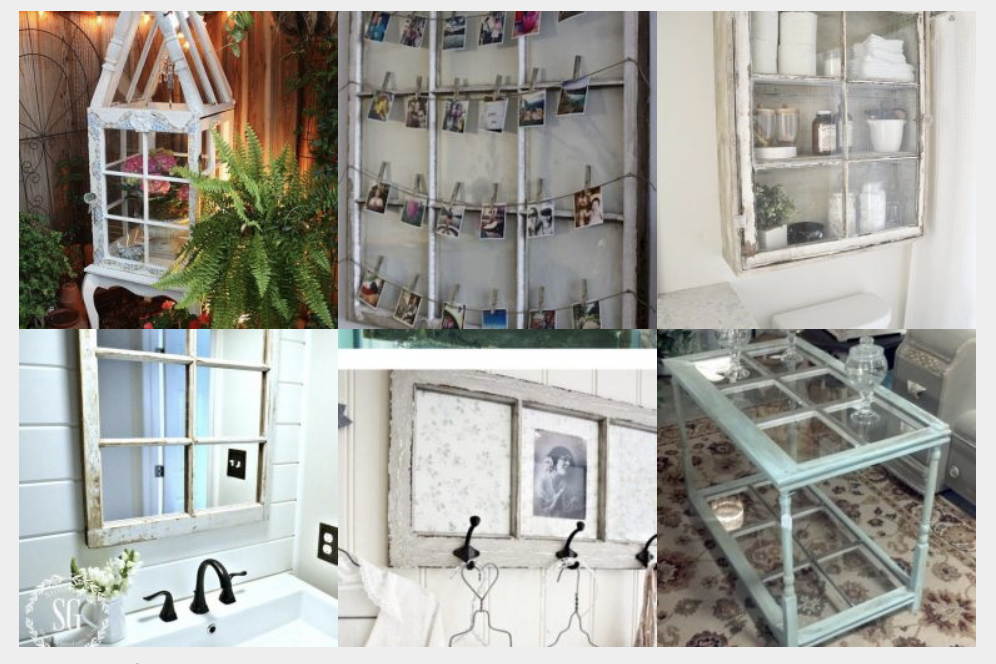 Mega schöne Dekoideen mit alten Fenstern ;)