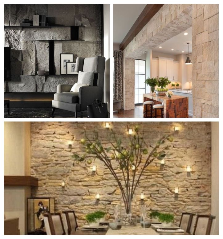 Wände mit Stein – stylische Inspirationen :)