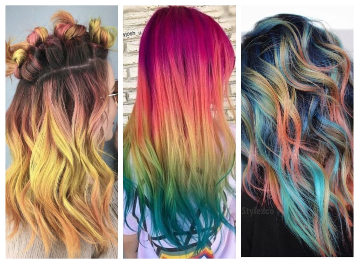 12 Stilvolle verrückte und bunte Haarfrisuren :)