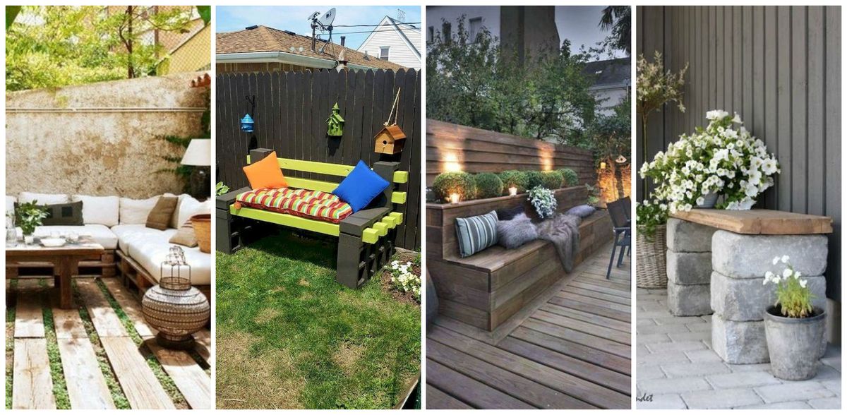 10+ Inspirierende (Diy) Garten-Sitzgelegenheit Ideen! :)