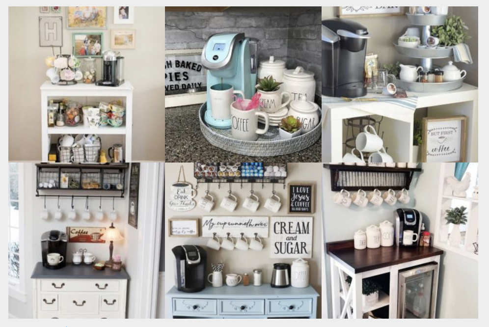 Kaffeehaus-Gefühl für Zuhause: eine Kaffeebar in eigener Küche machen :)