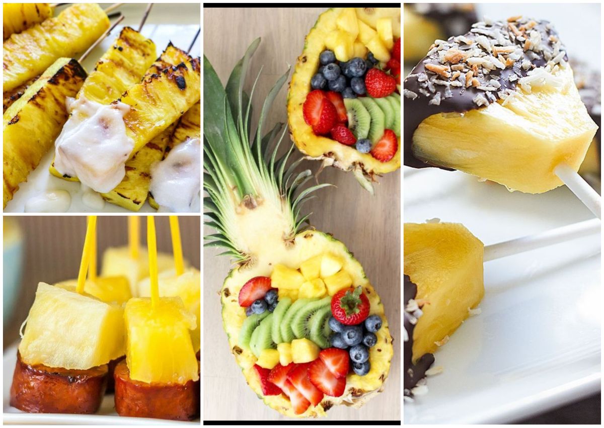 10 Frische und leckere Ideen und Hacks mit Ananas :)