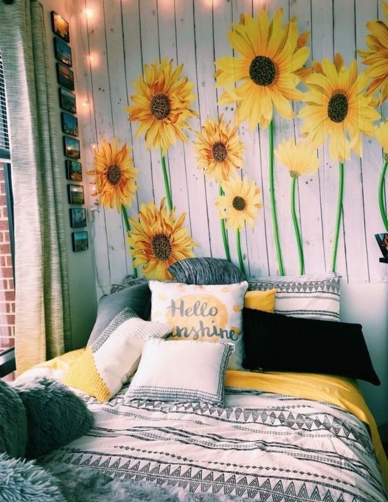 Stilvolle Deko/Design- Ideen mit Sonnenblumen :)