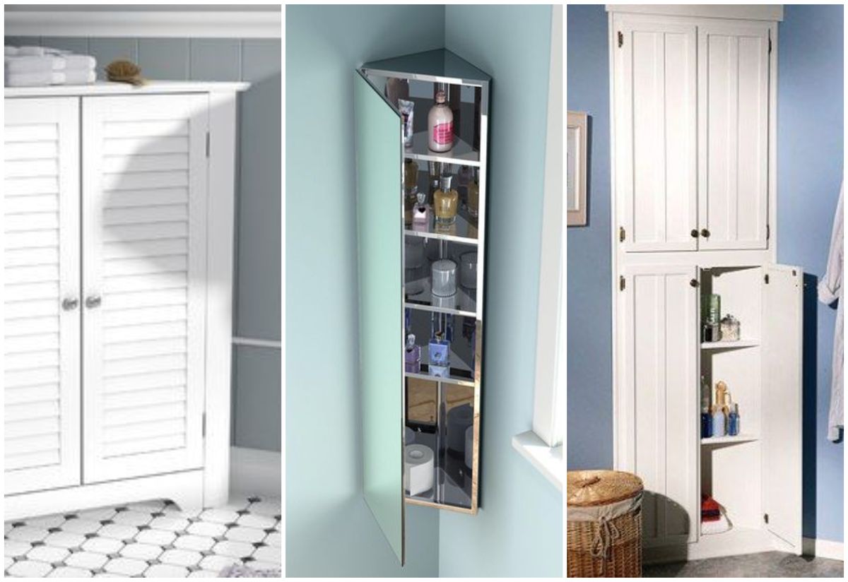 Eckschrank – Badmöbel für kleine Bäder