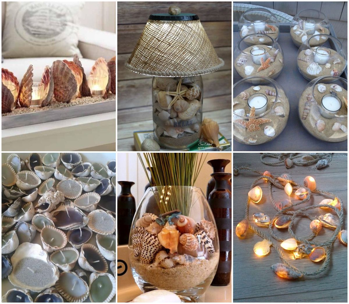 Basteln mit Muscheln – sommerliche Dekoideen