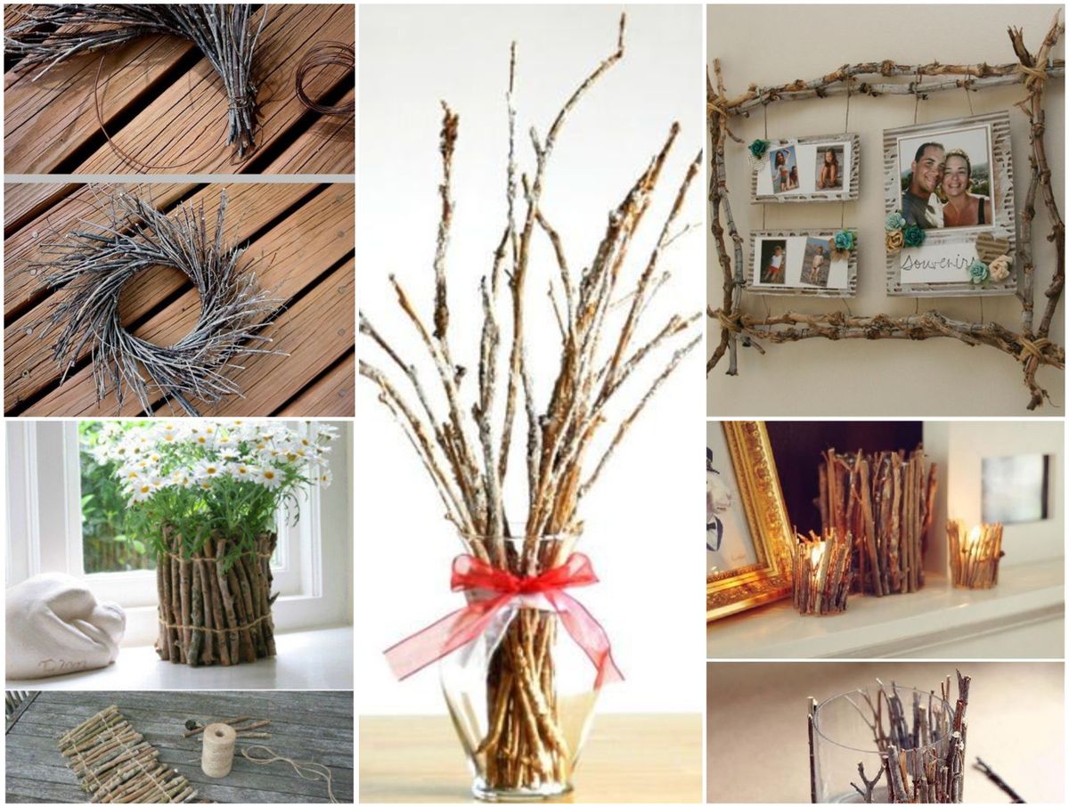 10+ Verschiedene kreative DIY Ideen mit Zweige