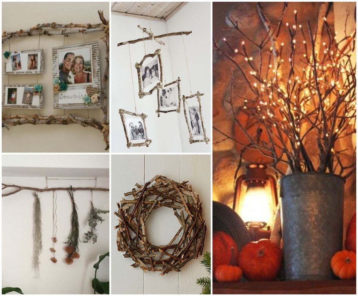 Diy mit Zweigen – verschiedene Dekoideen :)