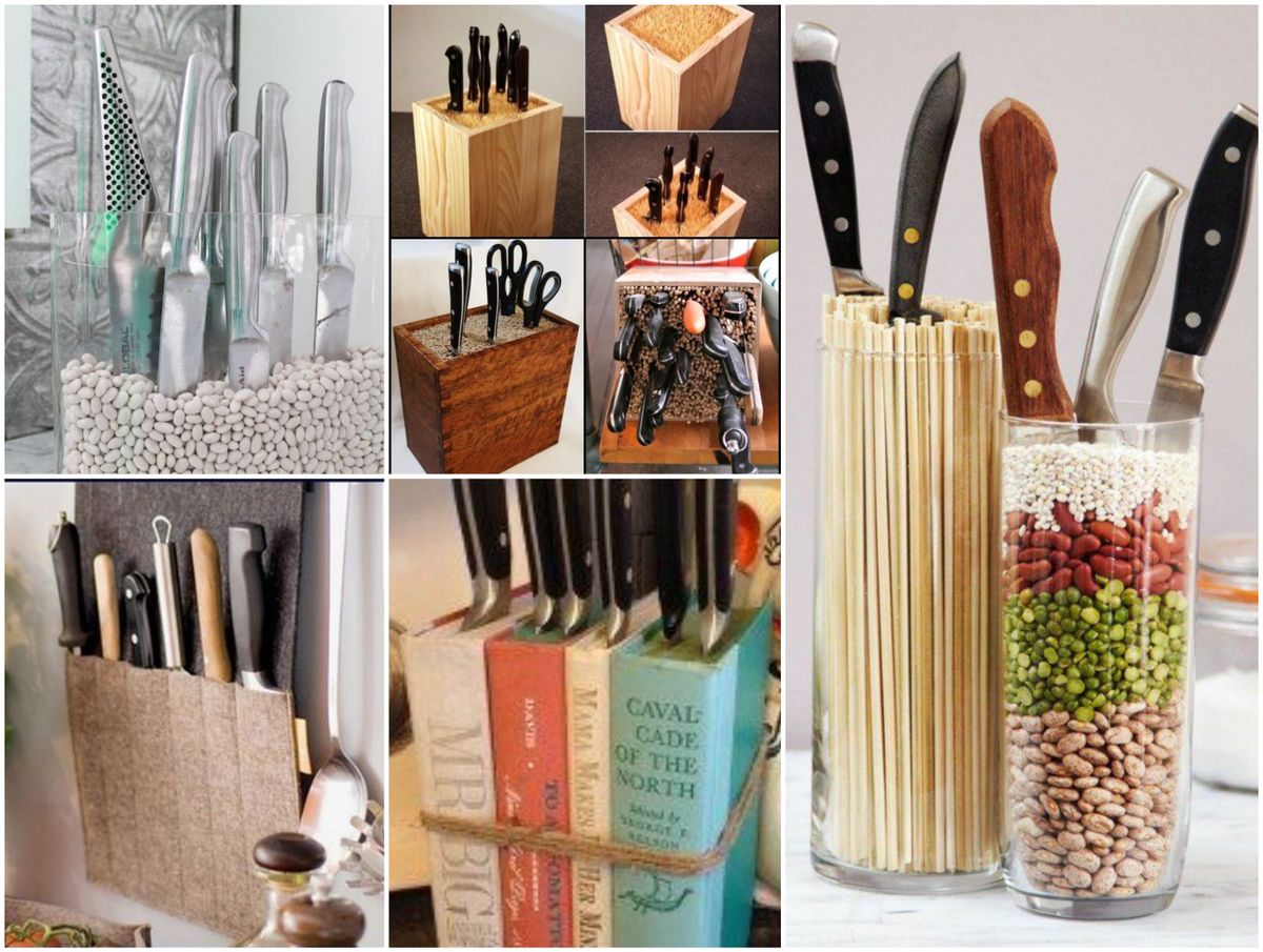 Messeraufbewahrung: 10+ verschiedene DIY Tipps