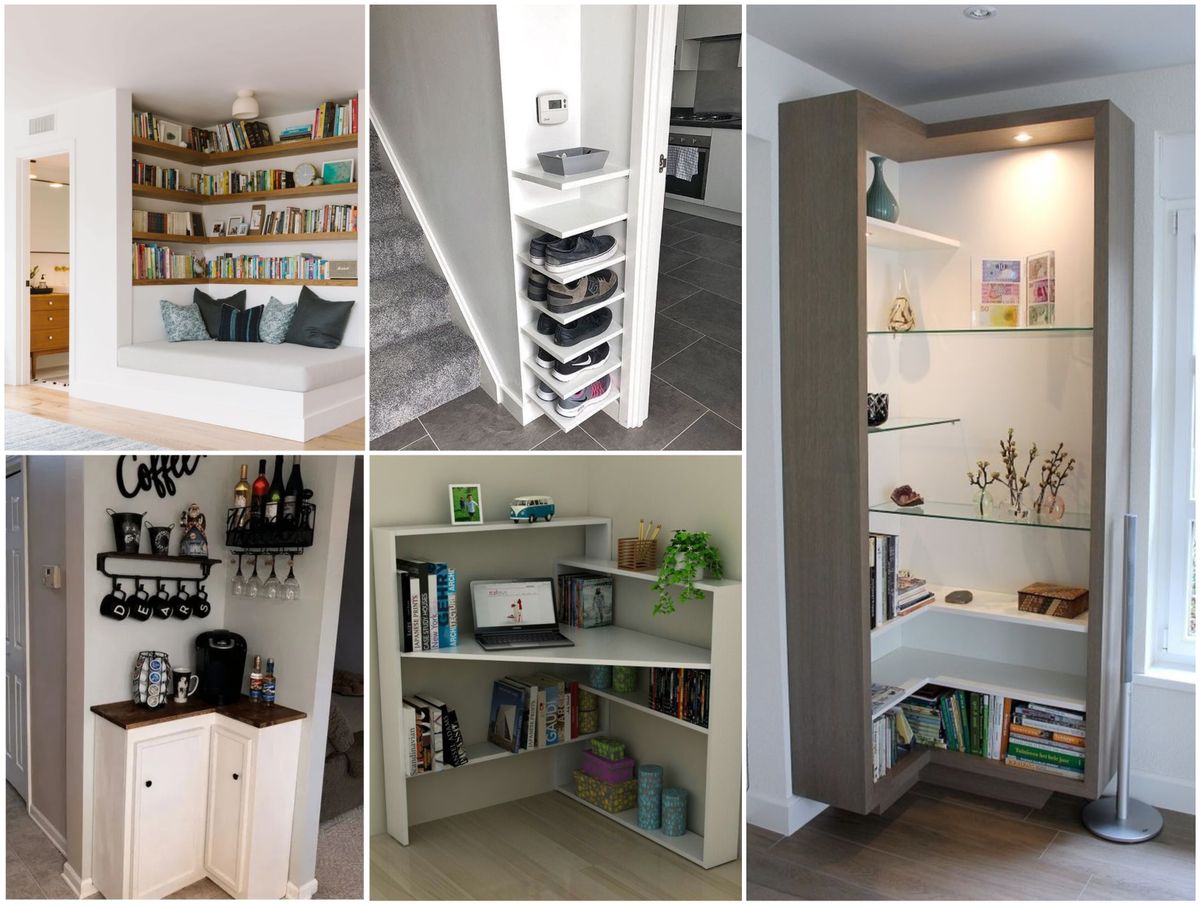Ecke sinnvoll nutzen – geniale Wohnideen
