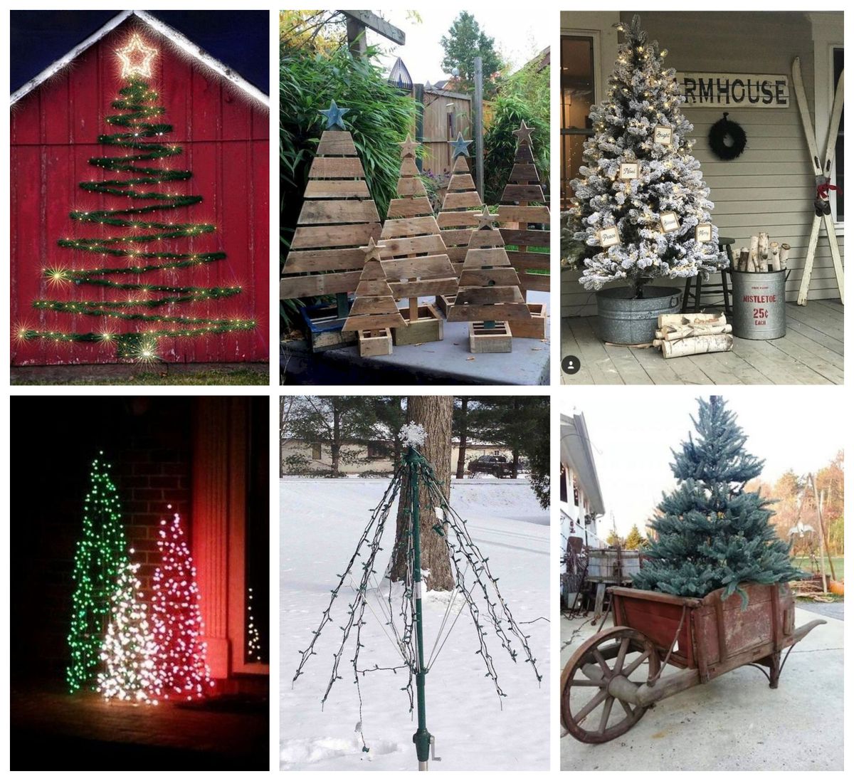 Weihnachtsbaum in den Garten – kreative Ideen! :)