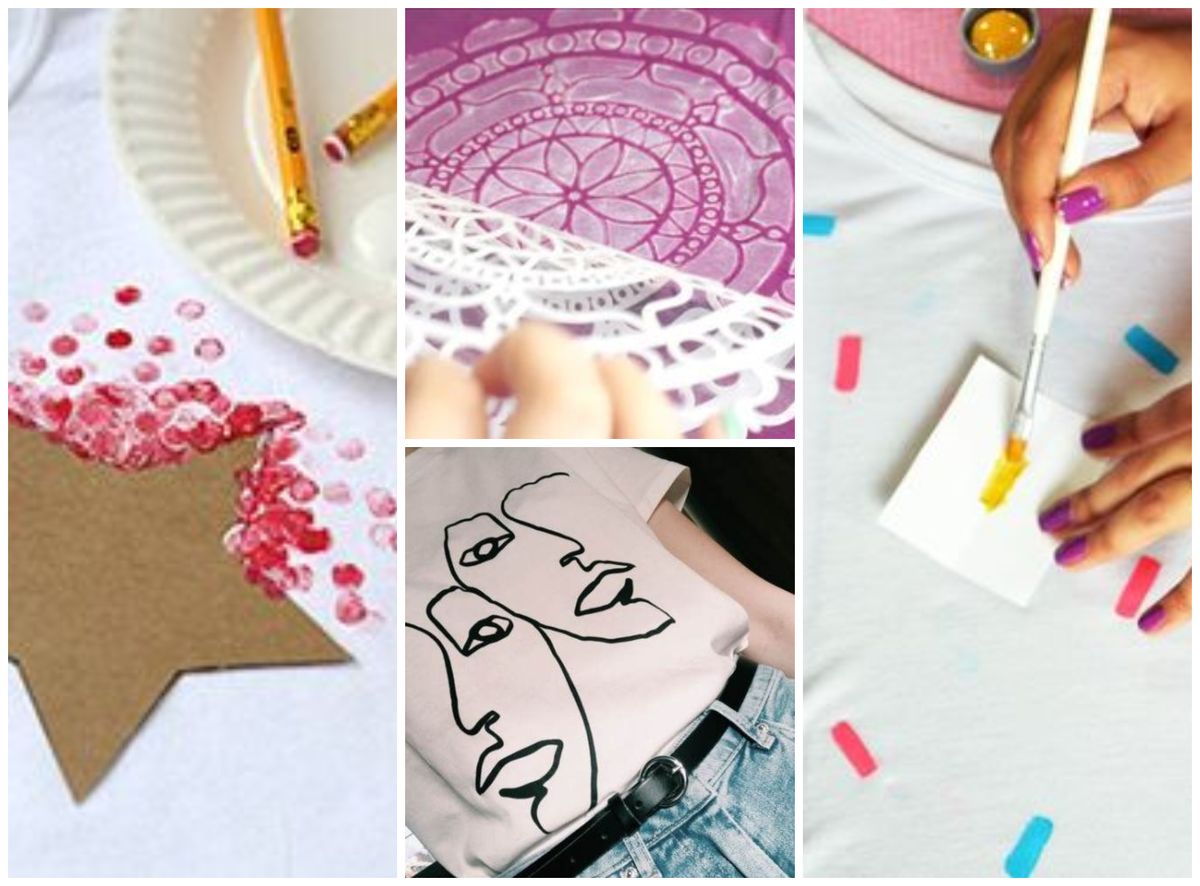 Last-minute selbstgemachte Weihnachtsgeschenke: T-shirts bemalen