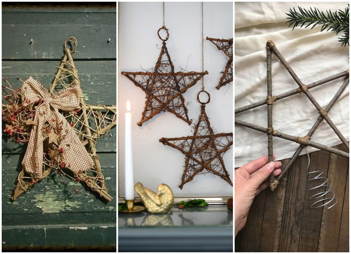 Tolle einfache DIY-Ideen für Weihnachtssterne