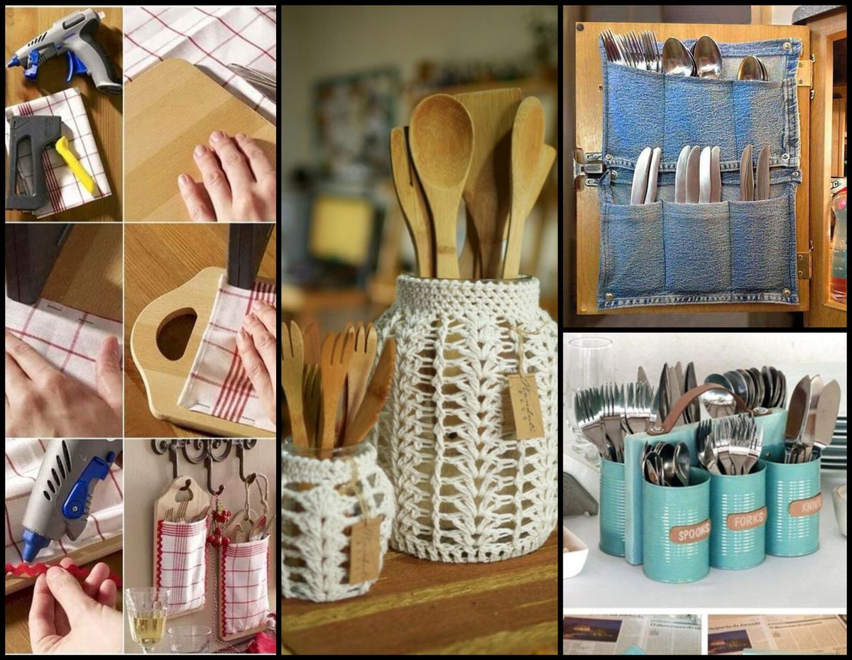 Besteckhalter selber machen